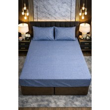 Madame Home Ranforce Çift Kişilik Lastikli Çarşaf Takımı %100 Pamuk 160X200 & 180X200 +30 cm Köşe Derinliği 2 Yastık Kılıfı