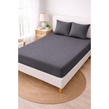 Madame Home Ranforce Çift Kişilik Lastikli Çarşaf Takımı %100 Pamuk 160X200 & 180X200 +30 cm Köşe Derinliği 2 Yastık Kılıfı