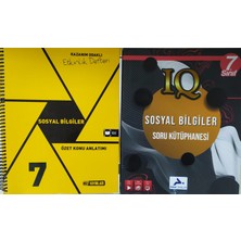Eser Paraf Yayınları 7. Sınıf Iq Sosyal Bilgiler Soru Kütüphanesi+Hız Yayınları  Sosyal    Etkinlikli Defter