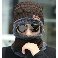 BBS Unisex Kahve Bere ve Boyunluk Takımı