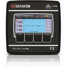 DATAKOM DFC 0124 TFT 4.3'' (24 RC) SVC'Lİ REAKTİF GÜÇ KONTROL RÖLESİ