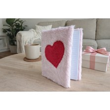 Kalpli Peluş Kapaklı Defter – Sevimli Hediyelik, Özel Tasarım Not Defteri