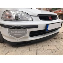 Özgürce 1996-2000 Civic Laguna Lip Esnek Ön Tampon Altı 2 Parça Uyumlu