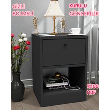 Kili Gizli Bölmeli Komodin,mdf,kurulu Gönderilir,montaj Gerekmez