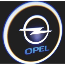 Özgürce Pilli Yapıştırmalı Kapı Altı LED Logo, Opel Araçlar Için, Şık ve Kolay Montaj