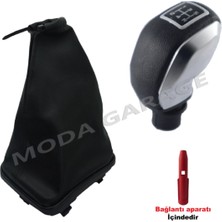 Özgürce Gri Spor Vites Topuzu ve Çerçeveli Körük, Fiat Linea Için Şık Tasarım