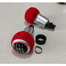 Özgürce Kırmızı Süet Manuel Vites Topuzu, A4/a5/a6, 5 Ileri, Şık Tasarım