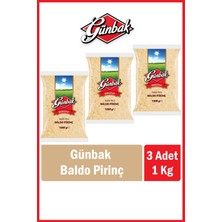 Günbak Baldo Pirinç 1 kg x 3 Adet