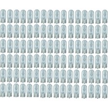 Bosch 12V 5W W5W T10 Dipsiz Ampul 100 Adet, Parlak ve Dayanıklı Aydınlatma