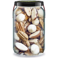 Zencefil Organik Bi Kavanoz On-Mıx/3 Çiğ Pikan Cevizi Içi + Çiğ Makademya Fındığı Içi + Çiğ Brezilya Cevizi Içi