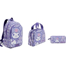 Kuromi Anaokulu Çantası ,beslenme Çantası ve Kalem Kutu