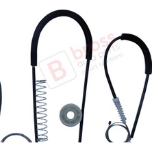 Özgürce 4/5 Kapı E39 1999-2004 Ön Sol Cam Kriko Tamir Seti Uyumlu