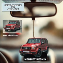 Özgürce Kişiye Özel Ahşap Dikiz Aynası Süsü, Şık ve Modern Araç Dekoru