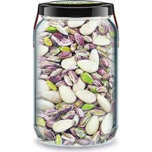 Zencefil Organik Bi Kavanoz On-Mıx/10 Çiğ Antep Fıstığı Içi + Zarı Soyulmuş Çiğ Badem Gurme Antep Iç Kabuksuz Badem