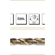 MTE Makina Takım HSS-E Altın Seri İnox Delme Matkap Ucu 6 mm