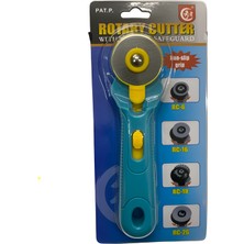 Elegantshop Rotary Cutter Dairesel Yuvarlak Makas 45MM