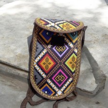 Öykücanbu Otantik Terme Kumaş Telefon Cüzdanlık Küçük Omuz Çantası