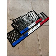 Özgürce Lazer Kesim Pleksi Fransız Bayraklı Kare Kişiye Özel Plakalık