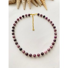 Likesun Ametist Doğaltaşlı Kolye