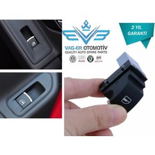 Özgürce Arka Sol Cam Açma Düğmesi Passat B6 2006-2011 5K0959855