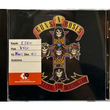 Kadıköy Plak Kulübü Dikkat CD !!! Guns N' Roses – Appetite For Destruction CD