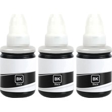 Melsan Canon Pixma G4000 Uyumlu Siyah Muadil Mürekkep 3X135 ml (Toplam 405 Ml)
