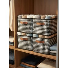 Handyol 4 Adet Çelik Dolap Içi ve Raf Düzenleyici 45X25X20 Katlanabilir Kıyafet Organizeri