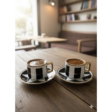altabi Porselen Kahve Takımı 2 Kişilik | Özel Tasarım | 90 ml