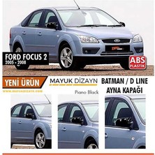 Özgürce Piano Black Batman Yarasa Ayna Kapağı, Ford Focus 2004-2008 Uyumlu