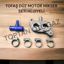 Özgürce Düz Motor Mikroser + Ayar Vanası Kelepçe Hediye Seti