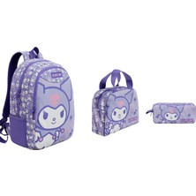 Kuromi Oklu Çantası Seti (3 Parça)