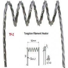 2kg Tungusten Filaman Size: Φ0.7×2×6×50MM