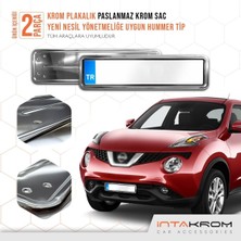 Özgürce Krom Plakalık Hummer Tip 2 Adet, Nissan Juke Için Şık ve Dayanıklı