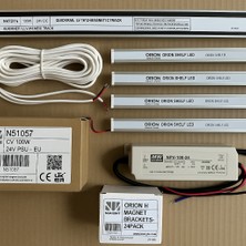 Nualight N17749 Orion Raf LED Aydınlatma Seti N47213 + Quickrail LV1512 Ray + Adaptör 24V