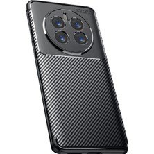 Wowacs Realme 12 Pro / Pro Plus Uyumlu Kılıf Karbon Tasarım Kamera Korumalı Silikon Telefon Kılıfı Kapak