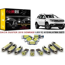 Özgürce Dacia Duster 2018 Sonrası LED Iç Aydınlatma Ampul Seti Parlak Beyaz