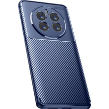 Wowacs Realme 12 Pro / Pro Plus Uyumlu Kılıf Karbon Tasarım Kamera Korumalı Silikon Telefon Kılıfı Kapak