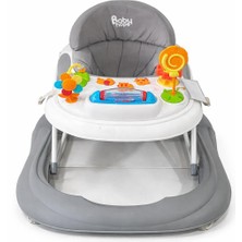 Babyhope Oyuncaklı Bebek Yürüteç Müzikli Ayarlanabilir Bebek Yürüme Yardımcısı Katlanabilir Güvenlikli Bebek Walker Eğitici Aktivite Paneli