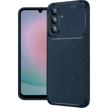 Wowacs Samsung Galaxy A57 5g Uyumlu Kılıf Karbon Tasarım Kamera Korumalı Silikon Telefon Kılıfı Kapak