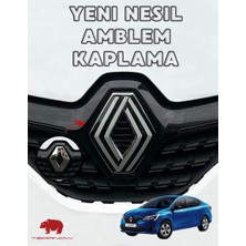 Taliant (2021-2024) Yeni Nesil Amblem Kaplama Sticker - Piano Black, Siyah & Gri