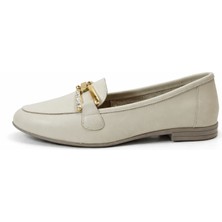 Beety 25.020 Hakiki Deri Taşlı Şık Kadın Babet