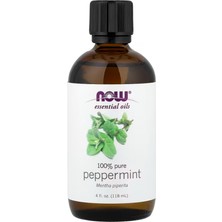 Now Foods Essential Oils, Peppermint Oil, Invigorating Aromatherapy Scent, Steam Distilled, 100% Pure 118ML
