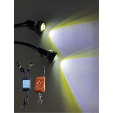 Özgürce Uzaktan Kumandalı Ayna Altı Kartal Göz LED Beyaz, Şık ve Modern Tasarım