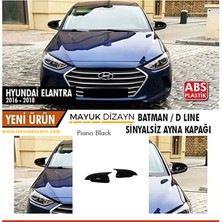 Özgürce Elantra 2015-2018 Batman Yarasa Ayna Kapağı, Şık ve Dayanıklı Tasarım