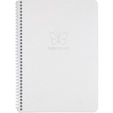 3 Adet  Keskin A4 80 Yp.kar. Pp Kp.spiralli Glitter Defter