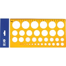 4 Adet   Daire Şablonu Rio 801