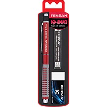3 Adet  Pensan Iq Duo Mekanik Kalem Seti 0.7mm + Silgi + Uç
