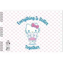 2 Adet  Hello Kitty 25*35 15 Yp. Spiralli Resim Defteri