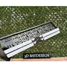 Özgürce Şık Pleksi Plakalık Seti, Dayanıklı ve Modern Tasarım, 2 Parça Büyük