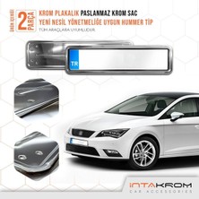 Özgürce Krom Plakalık Hummer Tip Seat Leon 2'li Set, Şık ve Dayanıklı Tasarım
